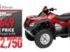 2008 HONDA TRX680FG RINCON GPS