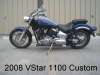 2008 YAMAHA V STAR CUSTOM 1100